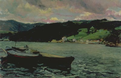 Estuary of the Nalon, Asturias by Joaquín Sorolla